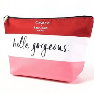 ‼️NEW🌟Kate Spade + Clinique Color Block Cosmetic/ Accessory bag